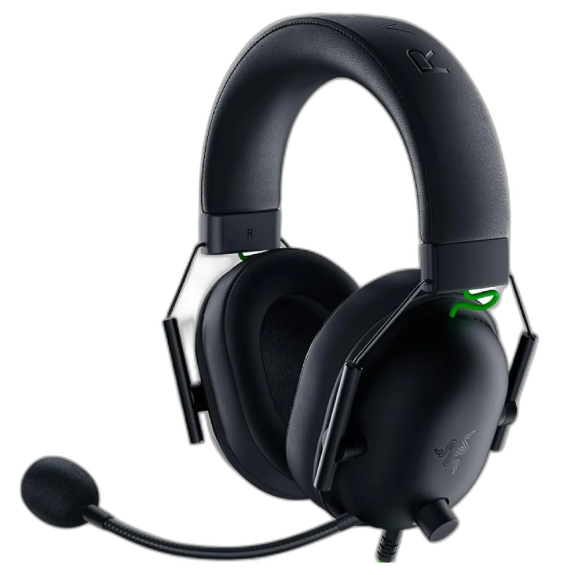 Tai nghe gaming Razer BlackShark V2 màu đen với mic tháo rời