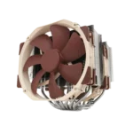 Tản nhiệt khí Noctua NH-D15 với hai quạt lớn màu nâu truyền thống