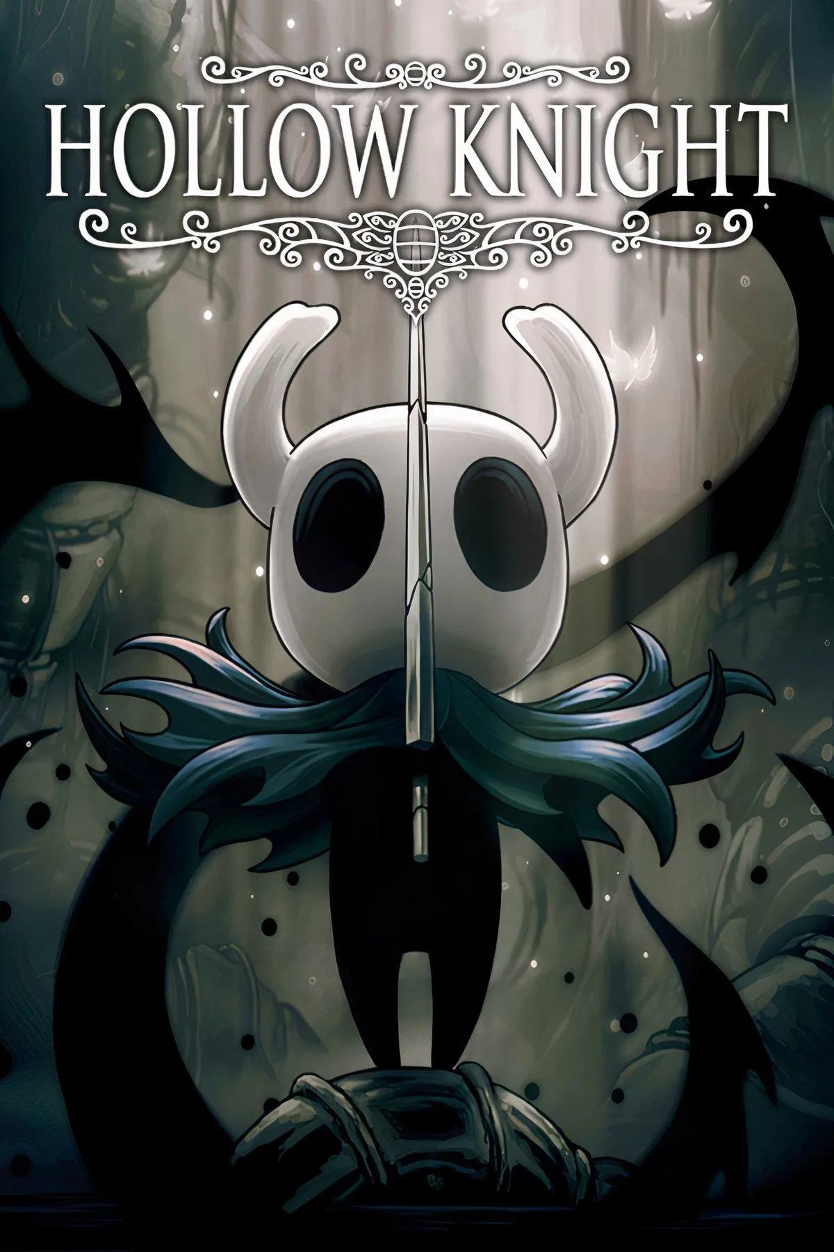 Thế giới Hallownest tuyệt đẹp trong Hollow Knight, với đồ họa vẽ tay chi tiết và bầu không khí u buồn đặc trưng của tựa game Metroidvania xuất sắc.