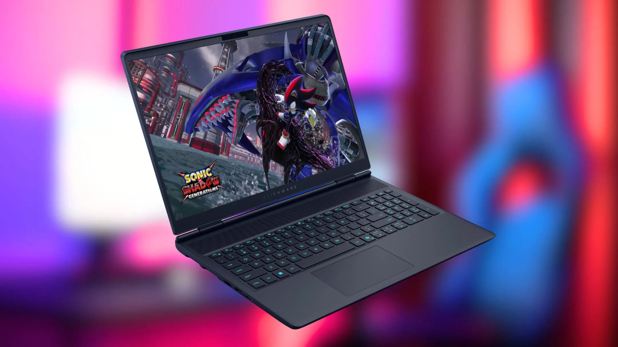 Thiết kế sang trọng của Alienware 16X Aurora với các cổng kết nối