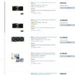 Tình trạng hết hàng của card đồ họa RTX 50 series trên website BestBuy