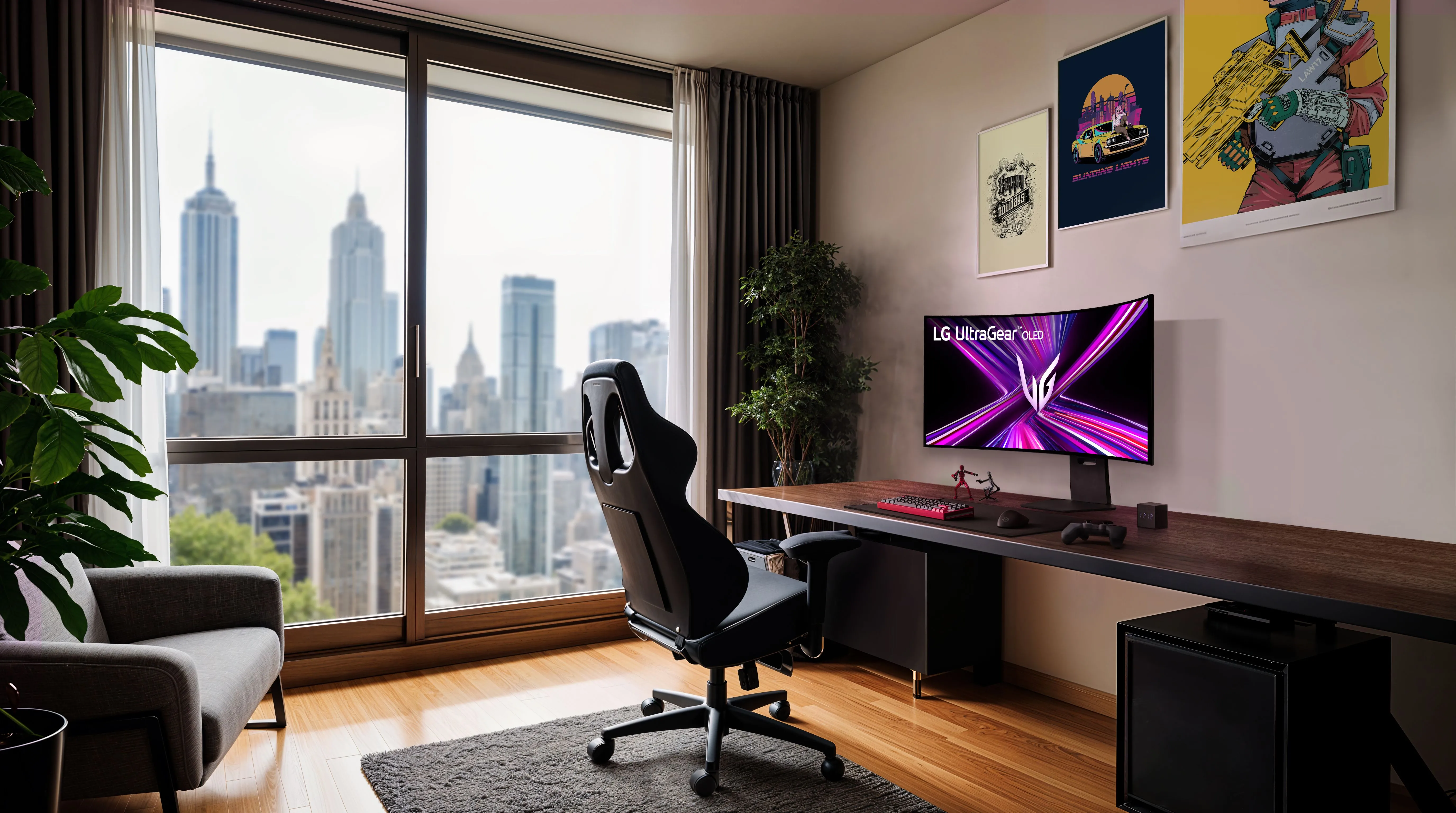 Trải nghiệm chơi game và làm việc tuyệt vời trên màn hình LG UltraGear OLED 45 inch cong 5K