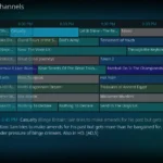TVHeadend trong Kodi - Giao diện quản lý TV trực tiếp trên Kodi