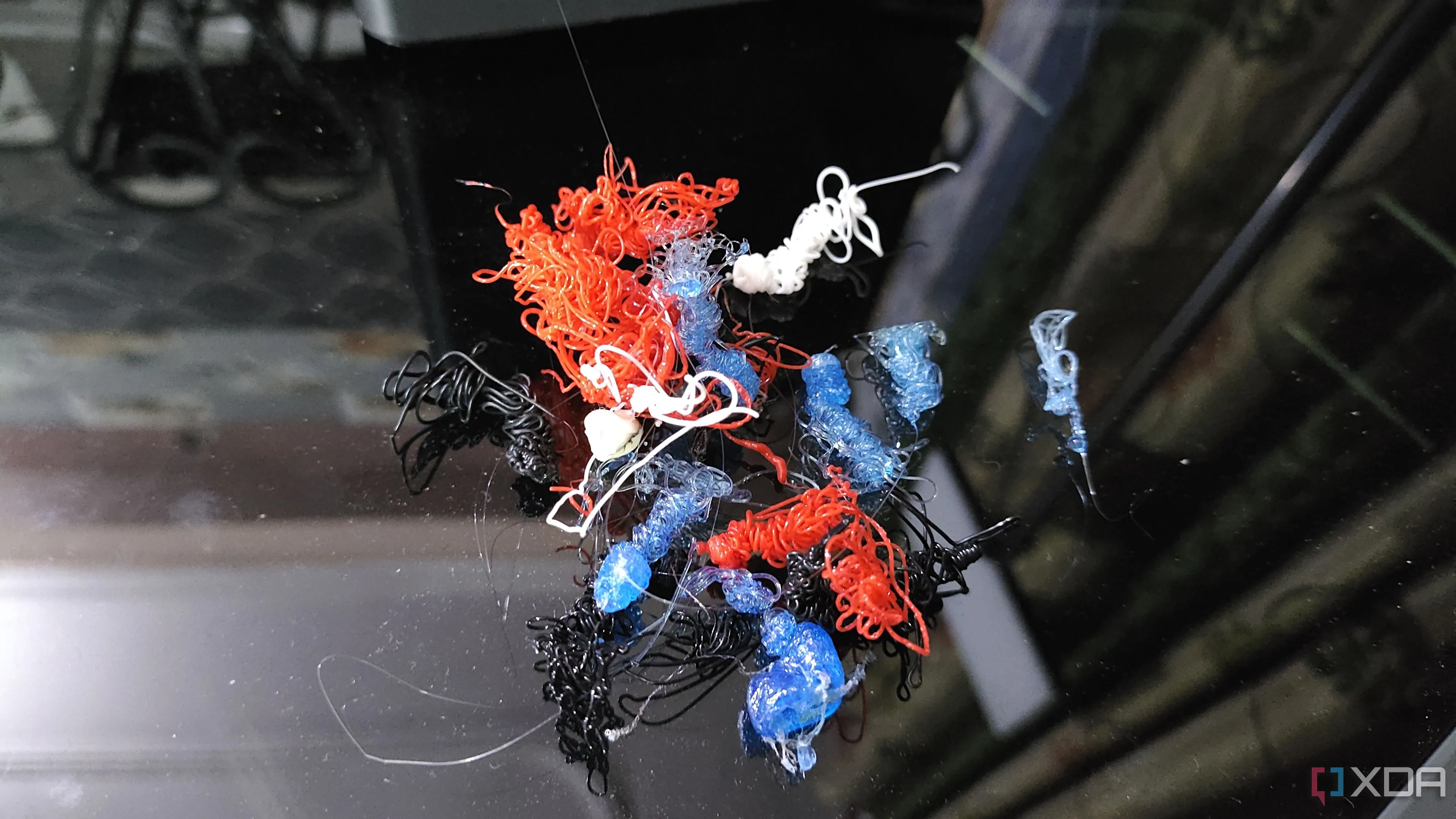 Vật liệu nhựa bị đùn lỗi hoặc sản phẩm in 3D hỏng