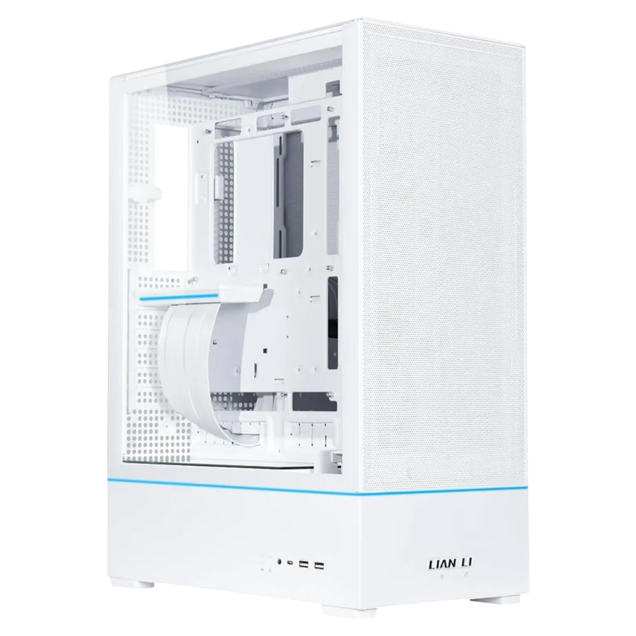 Vỏ case máy tính Lian Li SUP 01 với thiết kế dọc độc đáo và kính cường lực nổi bật