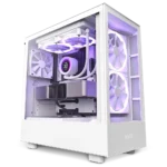 Vỏ case NZXT H5 Elite màu đen sang trọng, trưng bày mặt bên kính cường lực và thiết kế nội thất gọn gàng