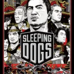Wei Shen trên chiếc xe máy nhìn ra thành phố Hồng Kông về đêm với ánh đèn neon rực rỡ trong game Sleeping Dogs.