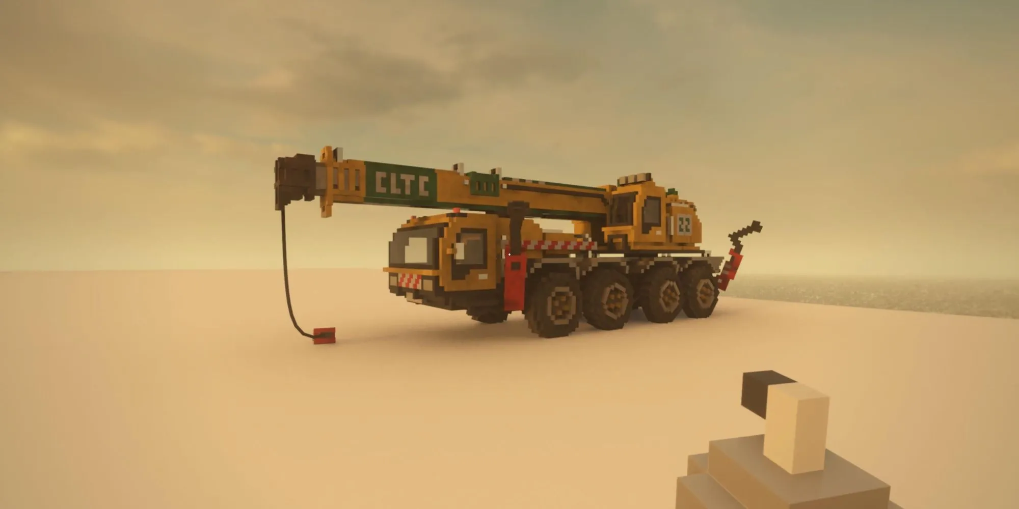 Xe tải bị phá hủy trong tựa game indie Teardown